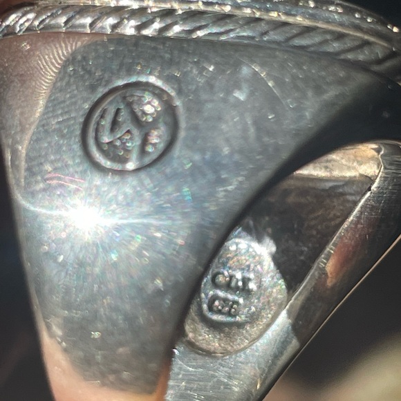 David yurman diamonds and citrine ring - Picture 4 of 4